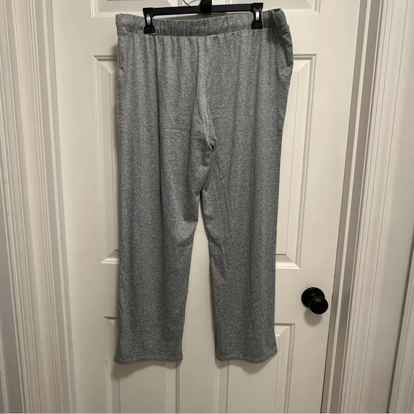 Lucky Brand pants women's XL Straight leg Lounge Drawstring pockets elastic - Picture 2 of 5